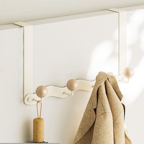 Türgarderobe Wandgarderobe Hängegarderobe Türhaken Garderobe Türgarderobe Hängende Türgarderobe Metall Türgarderobe Hängehaken Türgarderobe mit 4 (1/5)