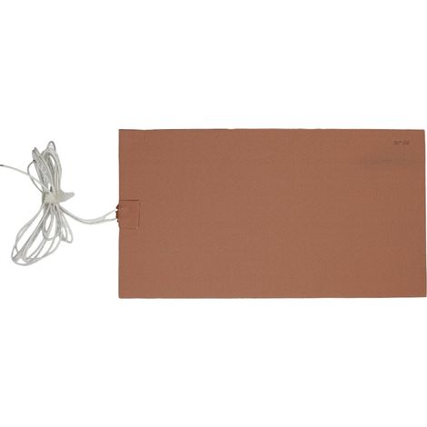 Thermo TECH silicone Feuille chauffante renforcé de fibres de verre, piste chauffante gravée 24 V/AC