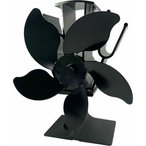 5-blade thermodynamic stove/fireplace fan for fireplace and stove accessories, eco-efficient fan, 16.5 cm blade diameter (1/5)