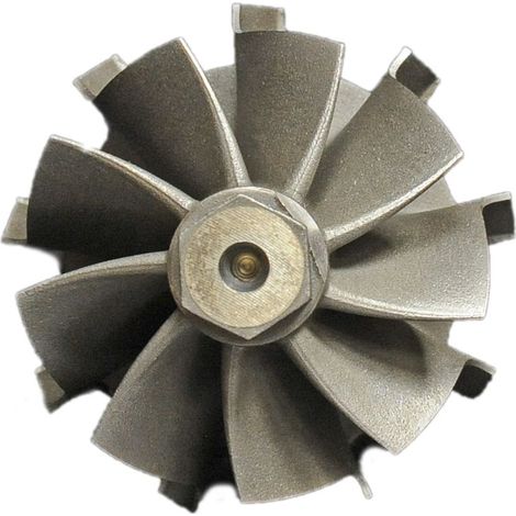 Rotor de alto caudal con rueda de eje turbo de 9 álabes 012-0116 TF035 37.3/43 (1/3)