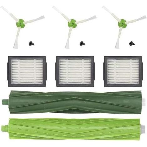 Pièces de rechange pour iRobot Roomba i6 i7 i3 i4 i8 E5 E6 Filtre d'aspirateur pour Roomba i3+ i7+ i8+ j7 j7+ Plus Accessoires pour brosse latérale de filtre Roomba, brosses en caoutch (1/5)