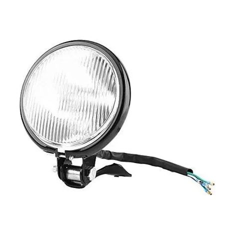 Phare Avant de Moto 5 Pouces Feux Avant 12V Projecteur de Lumire Ampoule Lampe de Moto Rond UniverselWhite YYV (1/4)