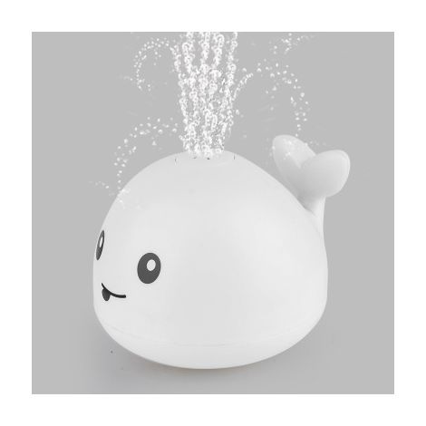 Jouets de fête prénatale et de piscine, garçons et filles Jouets de fête prénatale Jet Whale avec LED (Blanc) 1pc
