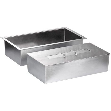 Bruciatore a Serranda 1.5 lt Bioetanolo Acciaio Inox Stufa Camino Caminetto (1/2)