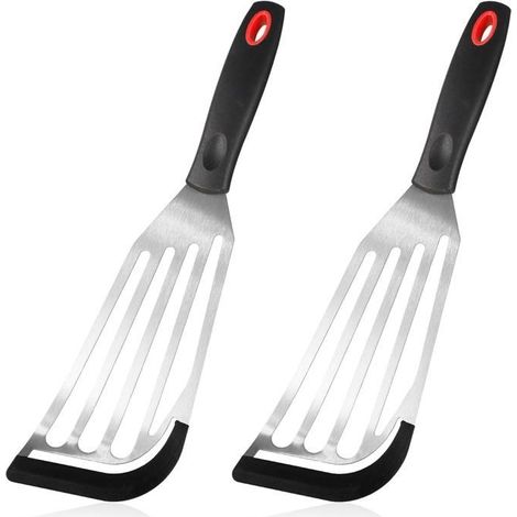 Fischwender – Nicht spezifiziert – 2 Stück – Edelstahl – Silikon – Antihaftbeschichtung (1/5)
