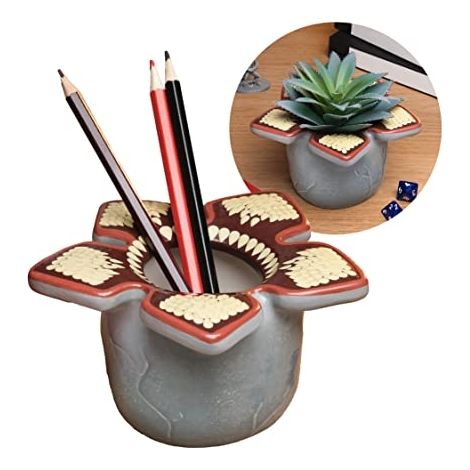 STRANGER THINGS DEMOGORGON PLANTER EN CÉRAMIQUE OU PORTE-STYLO PRODUIT SOUS LICENCE OFFICIELLE ET DÉCORATION DE BUREAU
