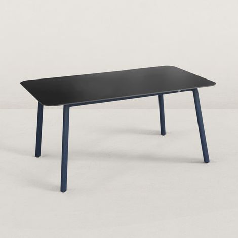 Table de jardin en aluminium et céramique 180 x 90 cm – 6/8 personnes – Plateau inrayable – Structure robuste et élégante (1/5)