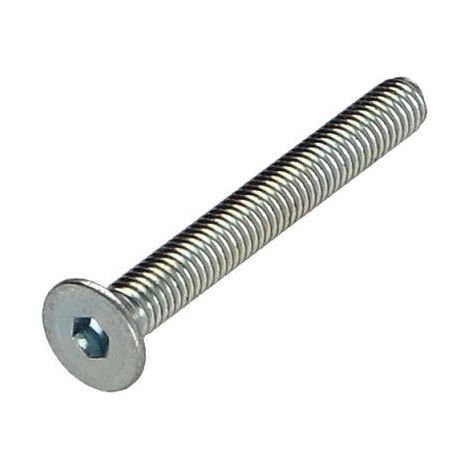 Vis métaux FHC tête fraisée empreinte hexagonale creuse Clé de 5 HC5 M8X45 Filetage total Classe 10.9 Acier-1 pièce