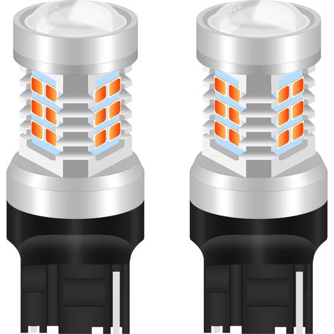 7440NA 7441 992 LED-Lampen Chipsatz 2835 Extrem hell und Sehr hell mit Projektor für Blinker (2er-Pack)