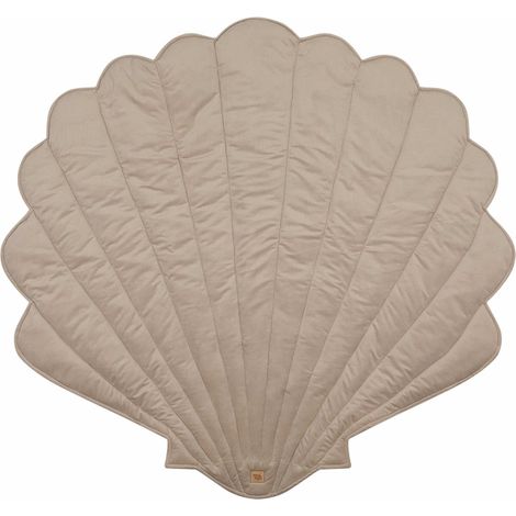 Tapis de sol coquillage molletonné bébé enfant sea stories - Crème (1/5)