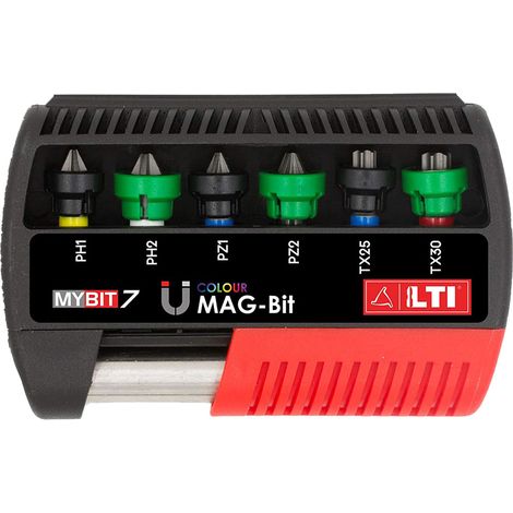 INSERTI IN SET 'MAG BIT+' 7 pezzi  - KRINO