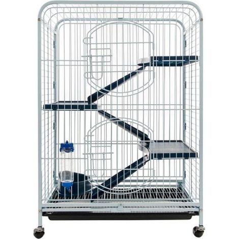 TYROL Cage tower 64x44x93cm - Pour rongeur (1/4)