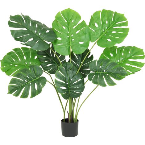 Monstera artificiel toucher naturel 120cm (1/4)