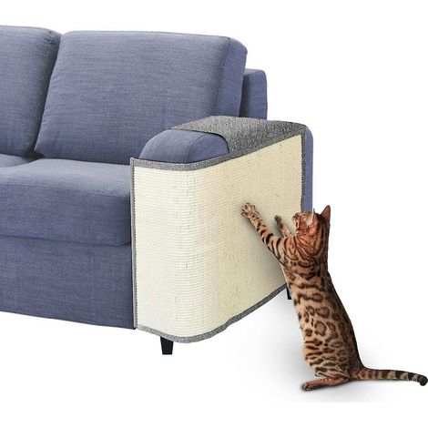 Schutzmatte für Sofa und Couch, natürlicher Sisal-Kratzbaum, kompatibel mit Möbeln, Kratzschutz für Katzen, Kratzmattenbezug (1/2)
