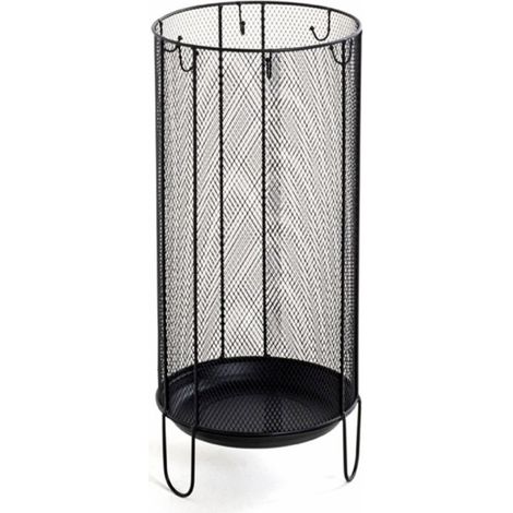 Porte-Parapluie en Métal "Laqué" 58cm Noir (1/5)