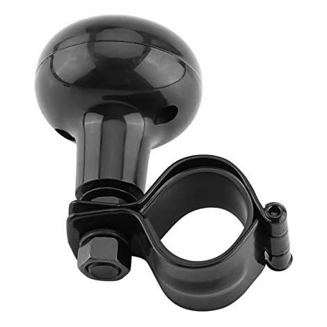 Steering Wheel Spinner Knob, Universal Car Steering Wheel Knob, Heavy-Duty Rotating Knob, Ball Handle for Vehicles, Cars, Lawn Mowers, Black (1/5)