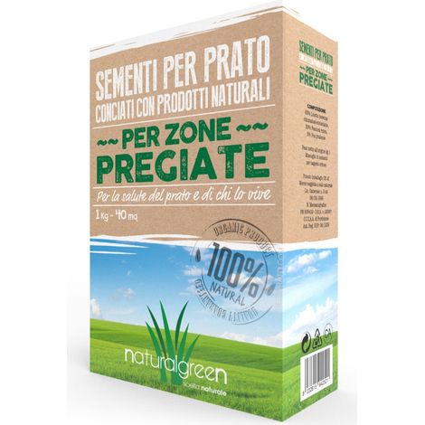 SEMENTI PER PRATO NATURALGREEN ZONE PREGIATE 1KG