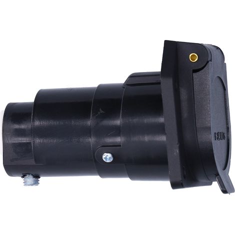 Prise 7 broches 6-24V pour remorque, semi-remorque et camping-car, avec capuchon anti-poussière à ressort (1/5)
