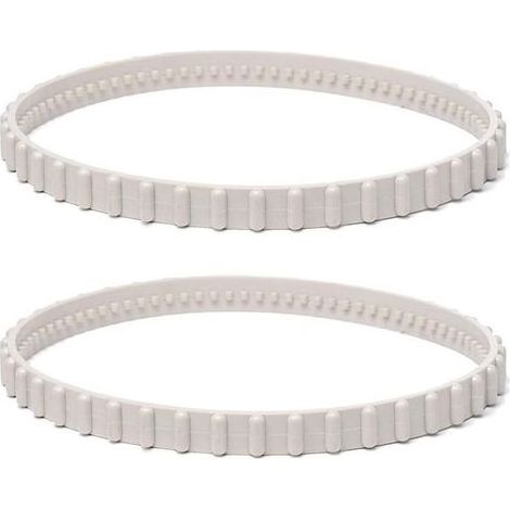 Lot de 2 courroies RCX23002 Aquavac Tiger Shark pour nettoyeur de piscine Hayward Aquavac Tiger Shark et ShakVac (longueur du rail 75 cm)-