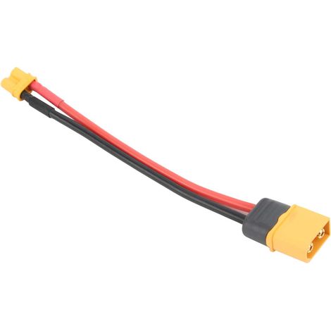 Connecteur adaptateur câble XT60 mâle vers XT30 femelle 16AWG 10cm pour batterie Lipo RC (1/5)