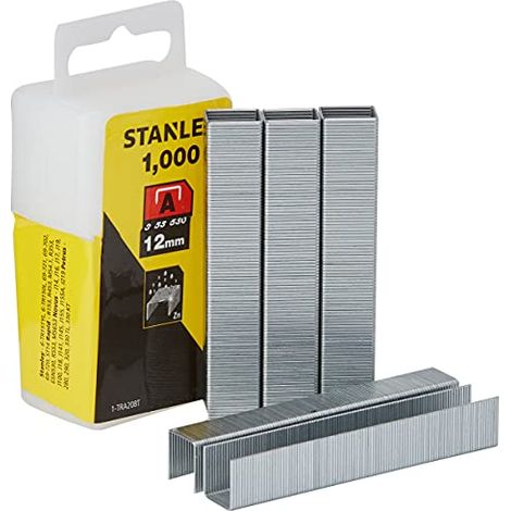 STANLEY Heftklammern 12 mm - Typ A - Packung mit 1000 Stück - 1-TRA208T (1/5)