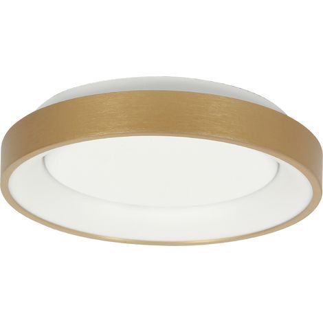 Plafonnier - or - Ringlede - plastique métal - Ø 28cm - LED - (1/5)
