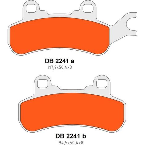 Delta Bremsbeläge vorne für CAN-AM Maverick 900 1000 Defender Traxter