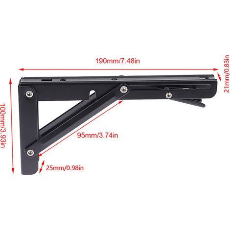 Table pliante avec support pour caravane/camping-car (1 pièce) - (1/5)