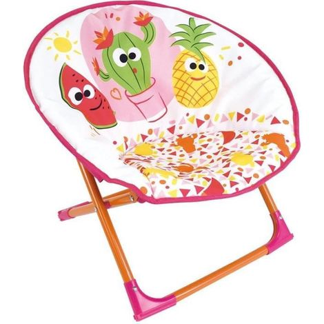 Fun house fruity's silla luna plegable frutas para niños h.47 x l.54 x p.42 cm (1/2)