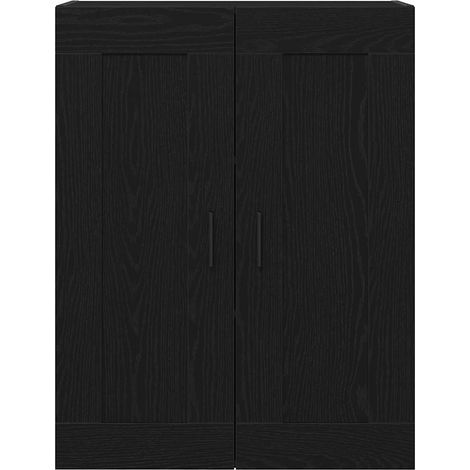 Maison Exclusive - Mueble de pared Roble Negro 69,5 x 34 x 90 cm