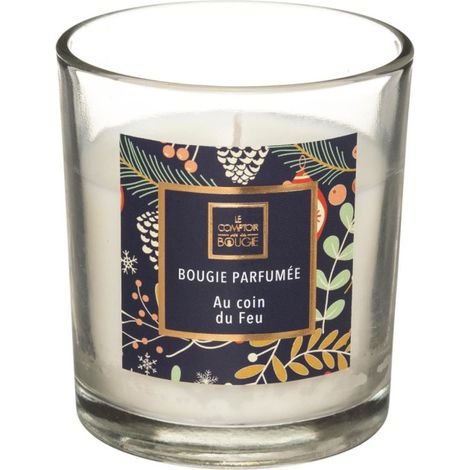 Bougie Parfumée en Verre "Neda" 8cm Au Coin du Feu (1/2)