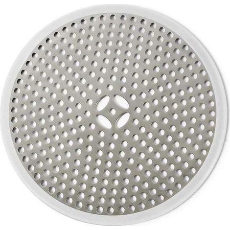 Drain de Douche en Acier Inoxydable Filtre pour Bonde de Douche Filtre de Cheveux Antirouille Anti-colmatage Couvercle de Vidange de Douche Grille Douche pour Salle de Bain Cuisine Argent (1/4)