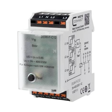 RELAIS DE SURVEILLANCE 230 V/AC (MAX) 2 INVERSEURS (RT) METZ CONNECT 11027170 1 PC(S)