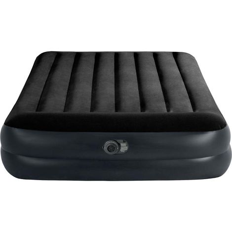 [GEBRAUCHT] B-Ware Intex 64124 Nd Luftbett Dura Beam Pillow Rest Raised Mit 220 V Pumpe Queen Schwarz631