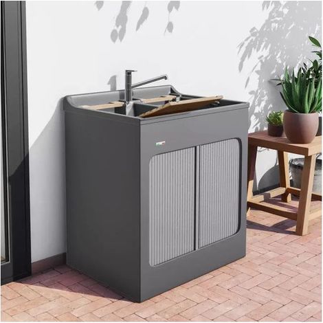 Lavapanni Lavacril Colavene 80x60x87 Grigio - 35080G (1/5)