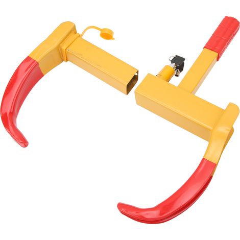 Antivols de pneus de voiture avec clips à revêtement souple, force de fixation élevée, adaptés aux remorques et aux véhicules comme dispositif de sécurité pour le verrouillage des pneus. (1/5)