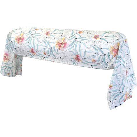 Taie de traversin percale de coton ROXANE 240x43 cm (1/5)