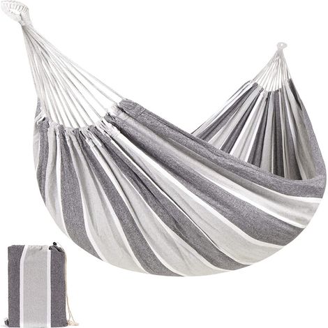 Filiyano-Hamac 1 place, hamac pour 1 personne, toile de 200 x 80 x 280 cm, charge maximale : h (1/4)