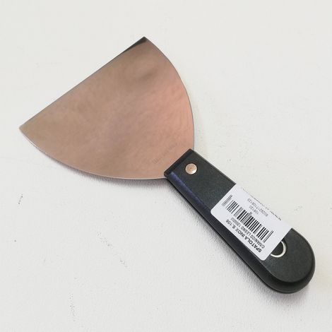 Fiorellini spatola raschietto inox da 120mm con manico in legno (1/2)