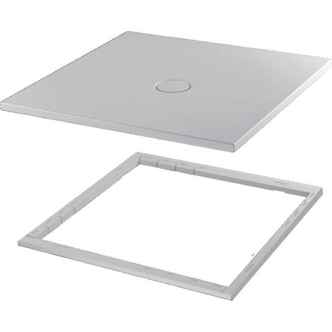 BetteFloor Duschwanne mit Minimum-Wannenträger und GlasurPlus,