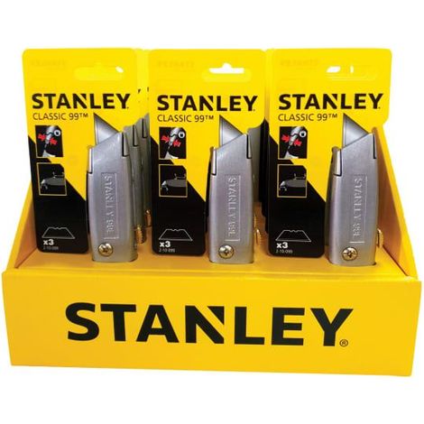 STANLEY® Hand Tools 99E Counter Display of 12 Knives