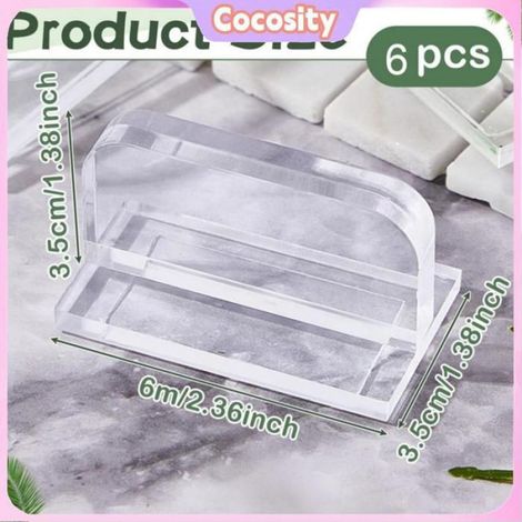 Cocosity Poignée de couverture d'aquarium Couvercle d'aquarium 6 Pièces, Poignée de Couvercle en Acrylique à Poignée linge pack (1/5)