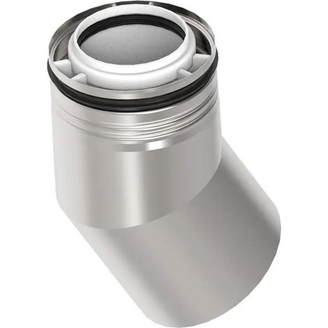 BRÖTJE Coude K80 KB30 VA, 30Grd, conc.,DN80/125,PP/VA, 7810233