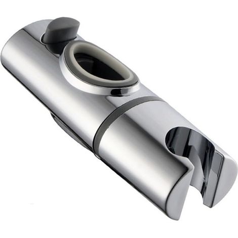 BEBUSINGOTO Duschkopfhalter für Standard-Ellipsen-Gleitstange 32 x 17 mm – Chrom-ABS (1/5)