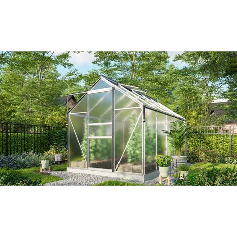 Vitavia Gewächshaus "Marley" inkl. Ready2Grow Zubehör-Set, aluminium eloxiert, 6,2 m², 6 mm HKP (1/3)