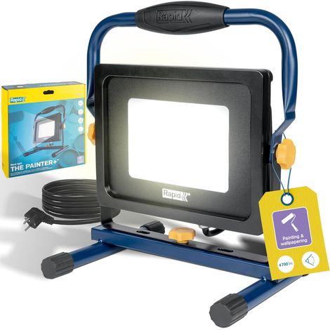 Rapid – Projecteur LED 5000 Lumens 6000K – IP65 – Anti-éblouissement – 5001730 – Pour peinture et papier peint