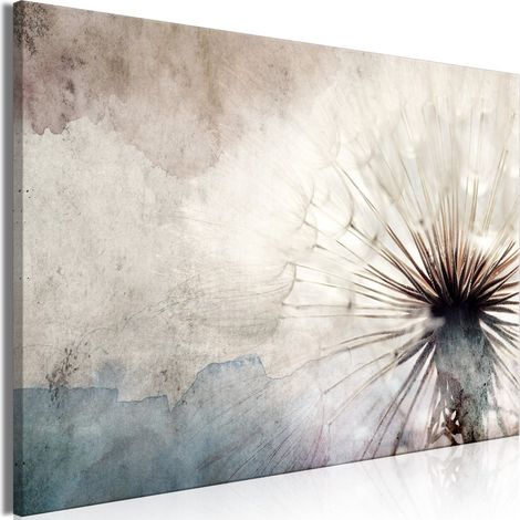 Tableau Dandelions in the Clouds (1 Part) Wide - 120 x 80 cm (1/3)