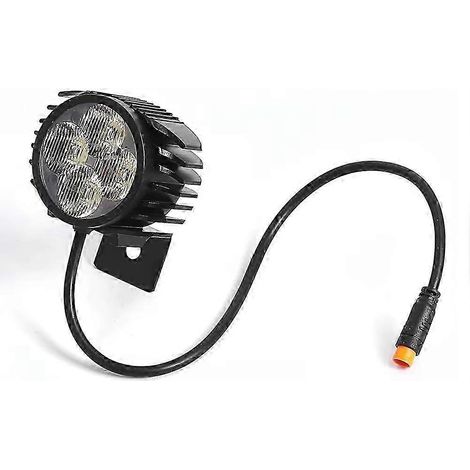 Phare LED pour trottinette électrique Kukirin G2 Pro, feu avant pour guidon, installation facile, accessoire pour une visibilité accrue (1/4)