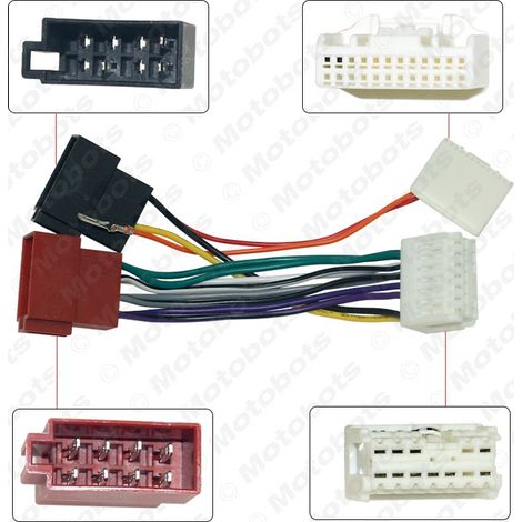 Suitable for Renault Logan ISO radio connection cable, car audio, DVD navigation, CD player modification cable (1/4)