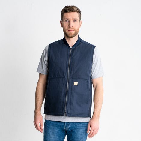 STIER Heavy Work Vest Padded bci cotton S Navy (1/5)